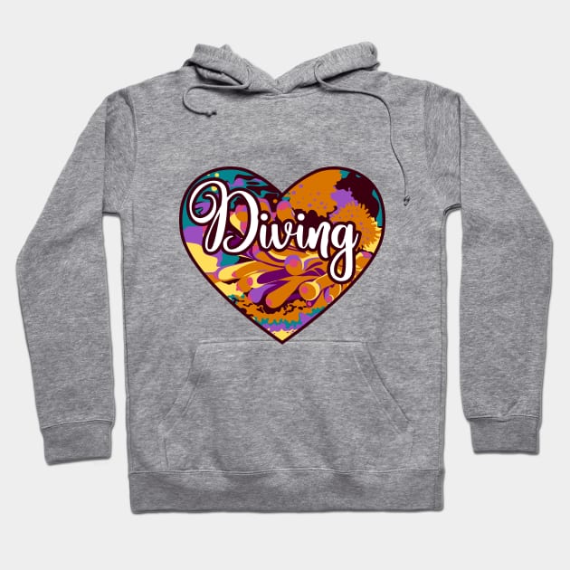 Sea Diving Hoodie by MashaVed